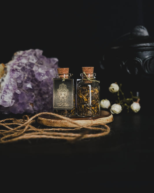 Resina de Incienso Esotérica en Botella de Vidrio | Rituales Mágicos