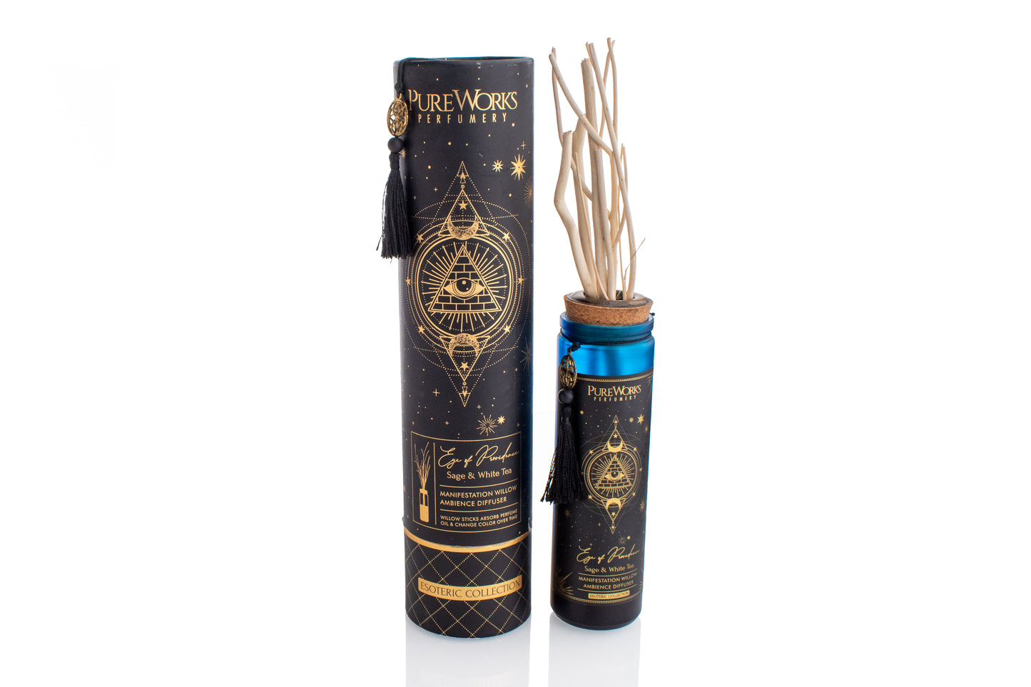 Difusor Esotérico Grande (100ml) | Aromas Rituales y Caja de Lujo