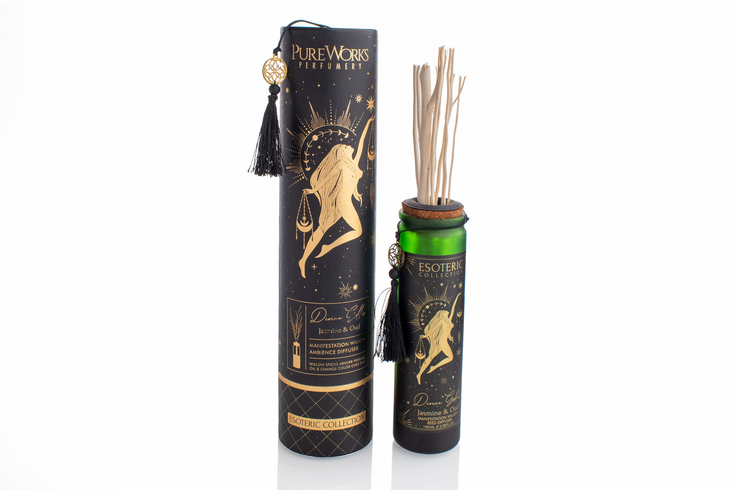 Difusor Esotérico Grande (100ml) | Aromas Rituales y Caja de Lujo