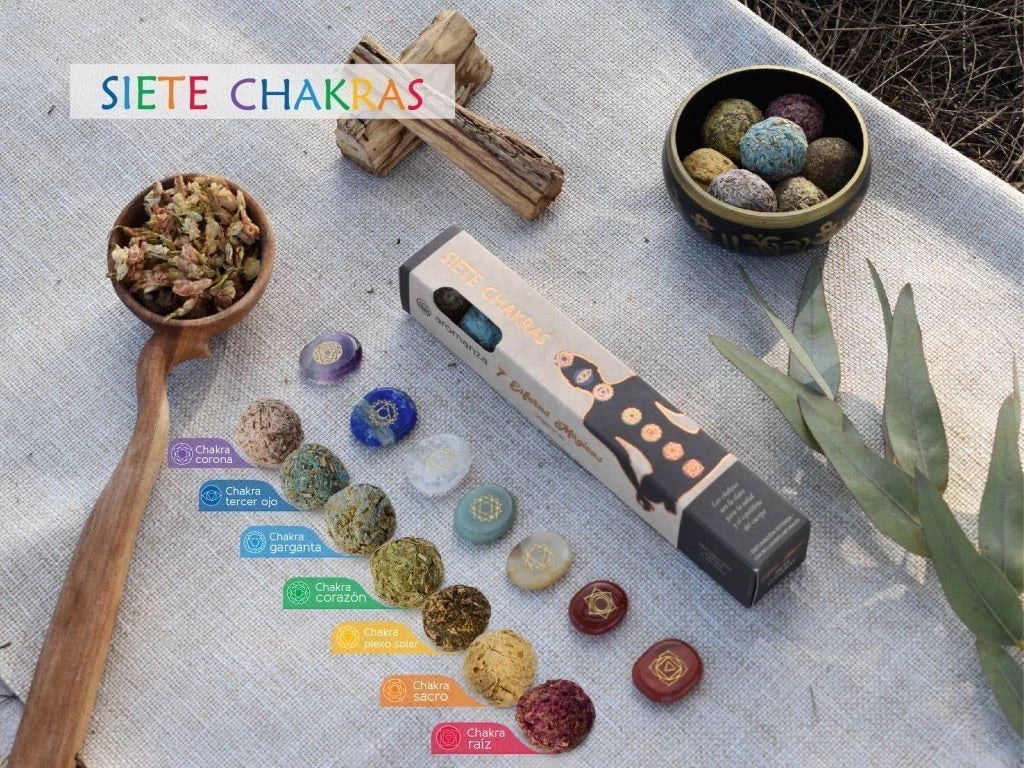 Esferas 7 Chakras - Aromanza