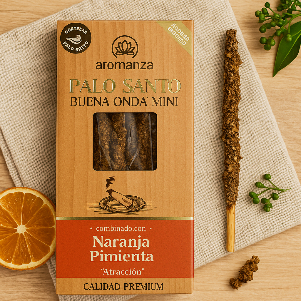 Mini Palo Santo - Aromanza x 8 u.