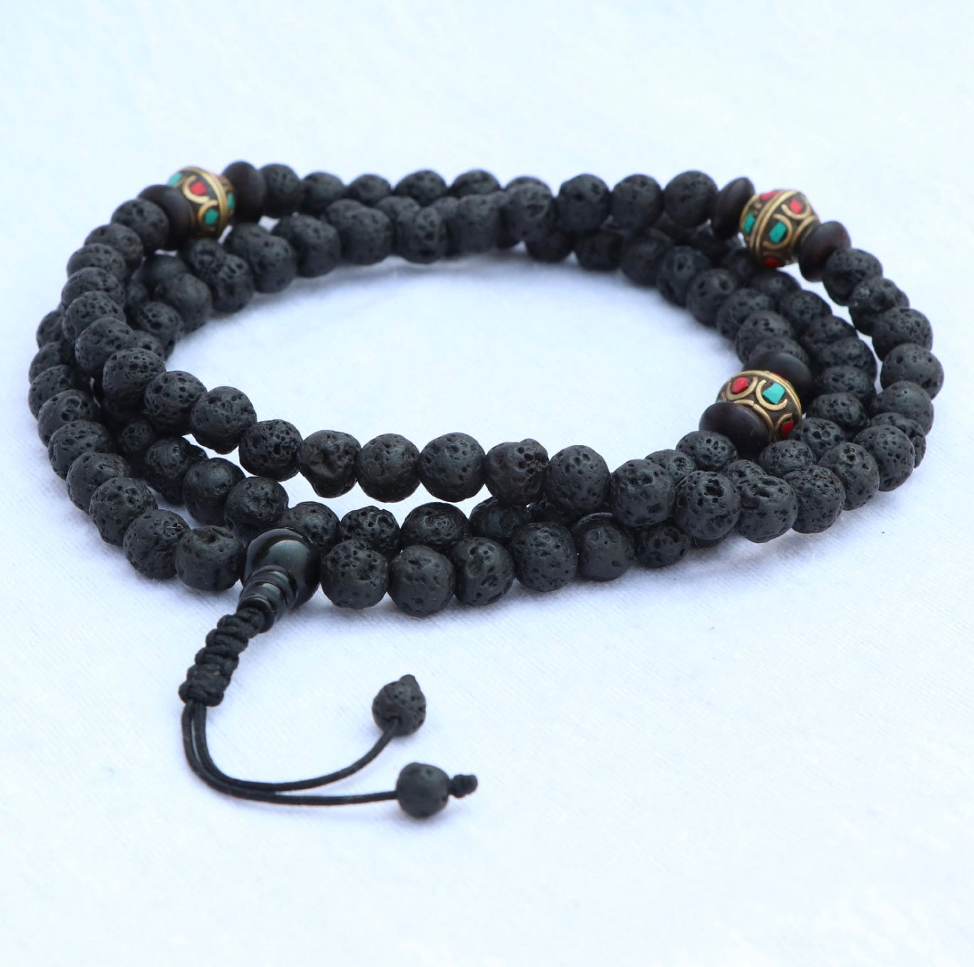 Collar con Piedra de Lava & Cobre – Equilibrio, Fuerza Interior - Buddha Stones