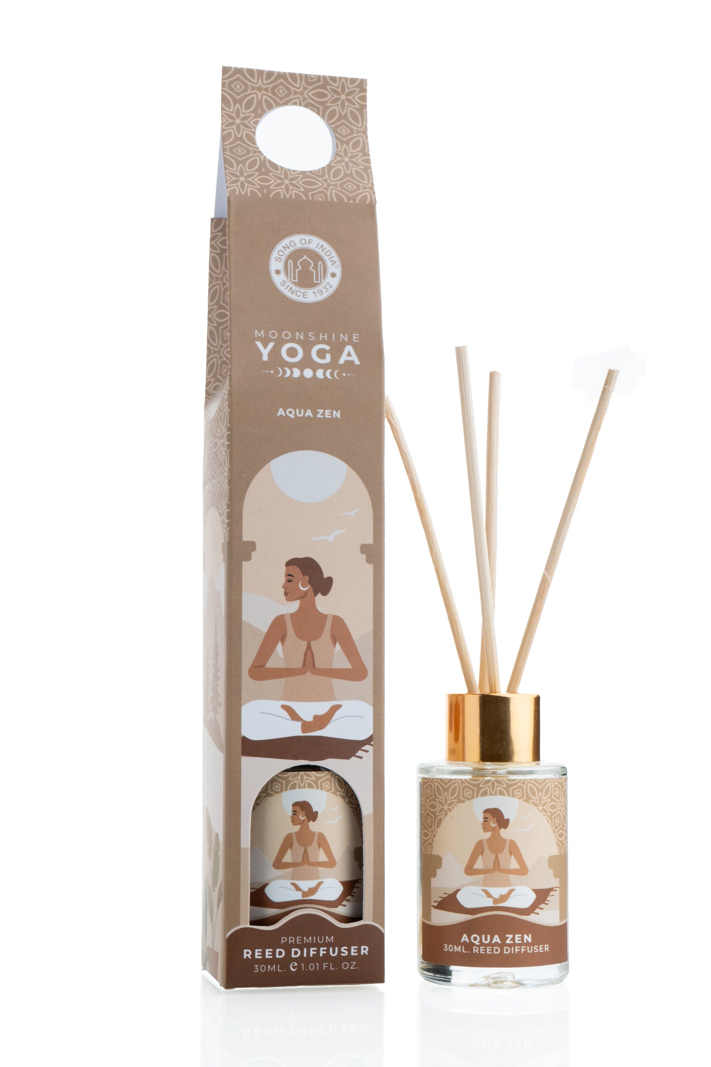 Difusor Mini Moonshine Yoga (30ml) | Aromaterapia Portátil y Viaje