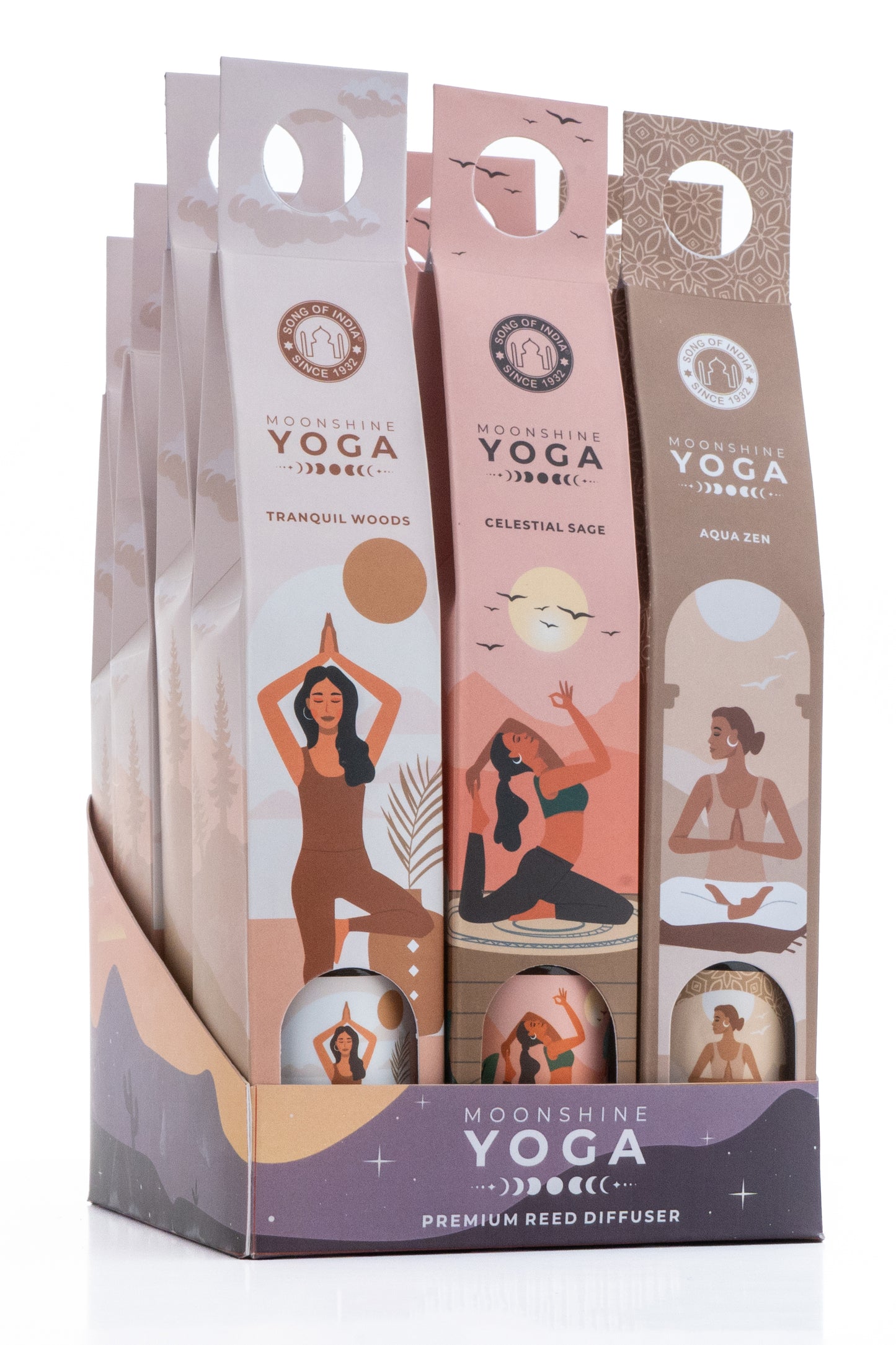 Difusor Mini Moonshine Yoga (30ml) | Aromaterapia Portátil y Viaje