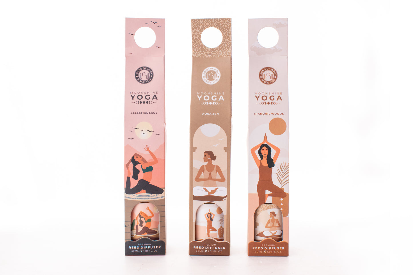 Difusor Mini Moonshine Yoga (30ml) | Aromaterapia Portátil y Viaje