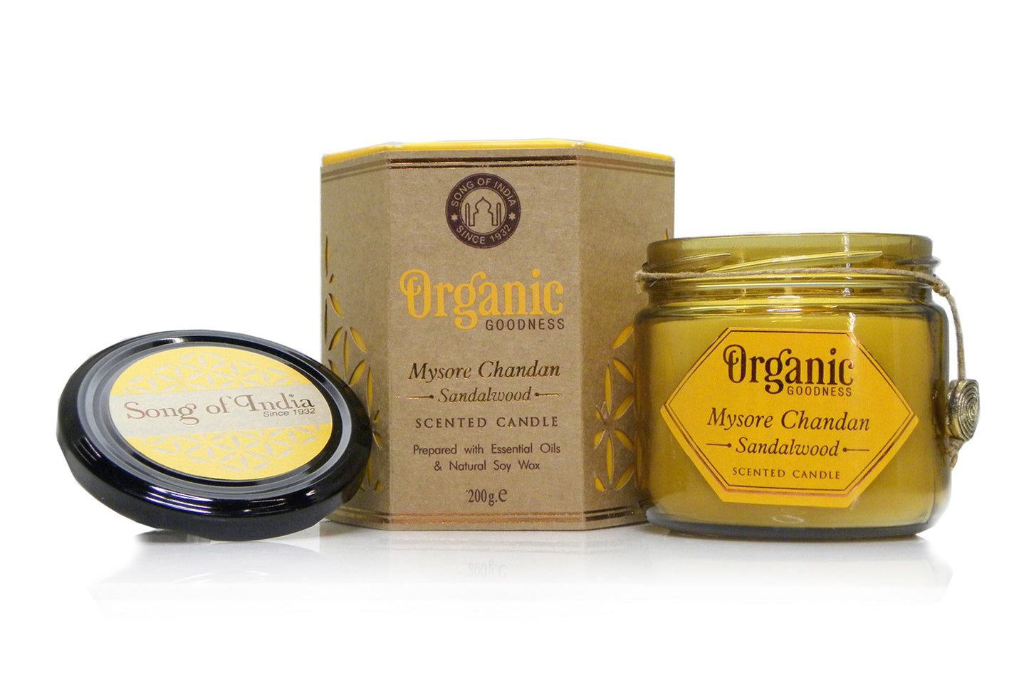 Vela de Soja Orgánica en Frasco Ámbar Estilo Boticario | Aromas Exóticos