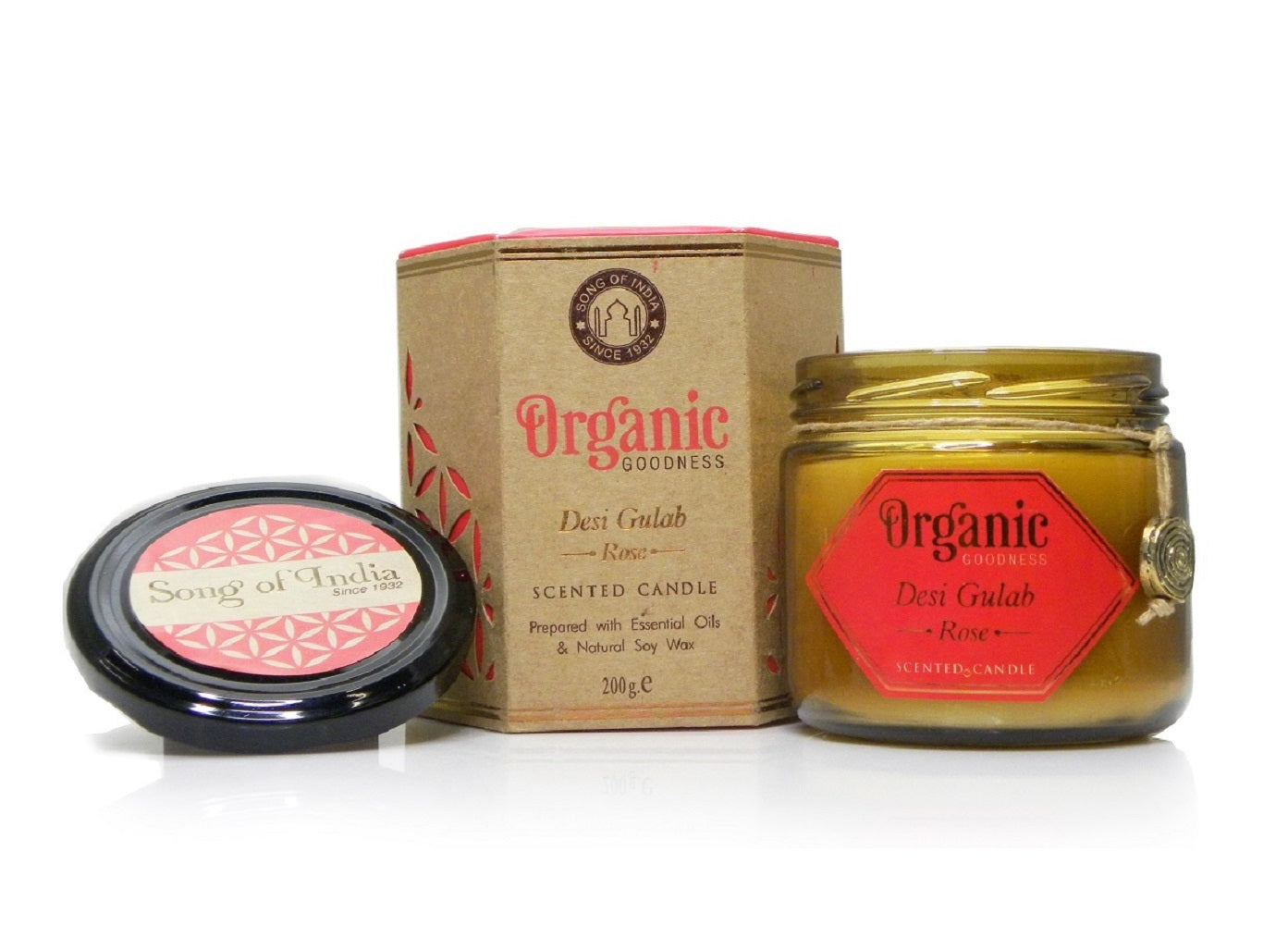 Vela de Soja Orgánica en Frasco Ámbar Estilo Boticario | Aromas Exóticos