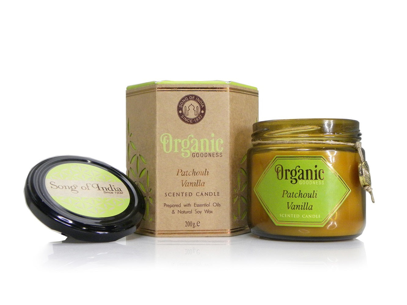 Vela de Soja Orgánica en Frasco Ámbar Estilo Boticario | Aromas Exóticos