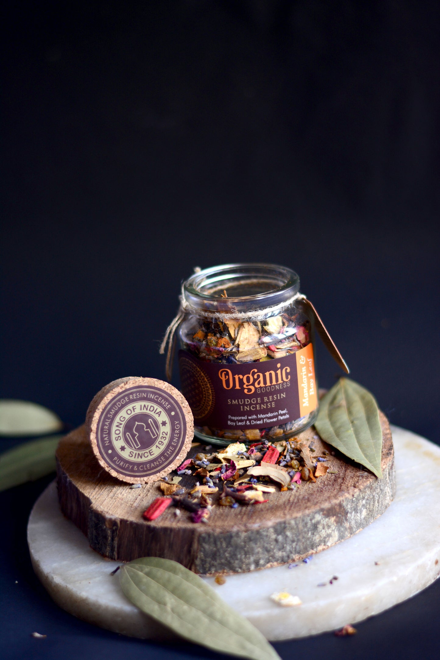 Mix de Resinas Organic Goodness (Smudge) - Frasco de Vidrio & Corcho Premium