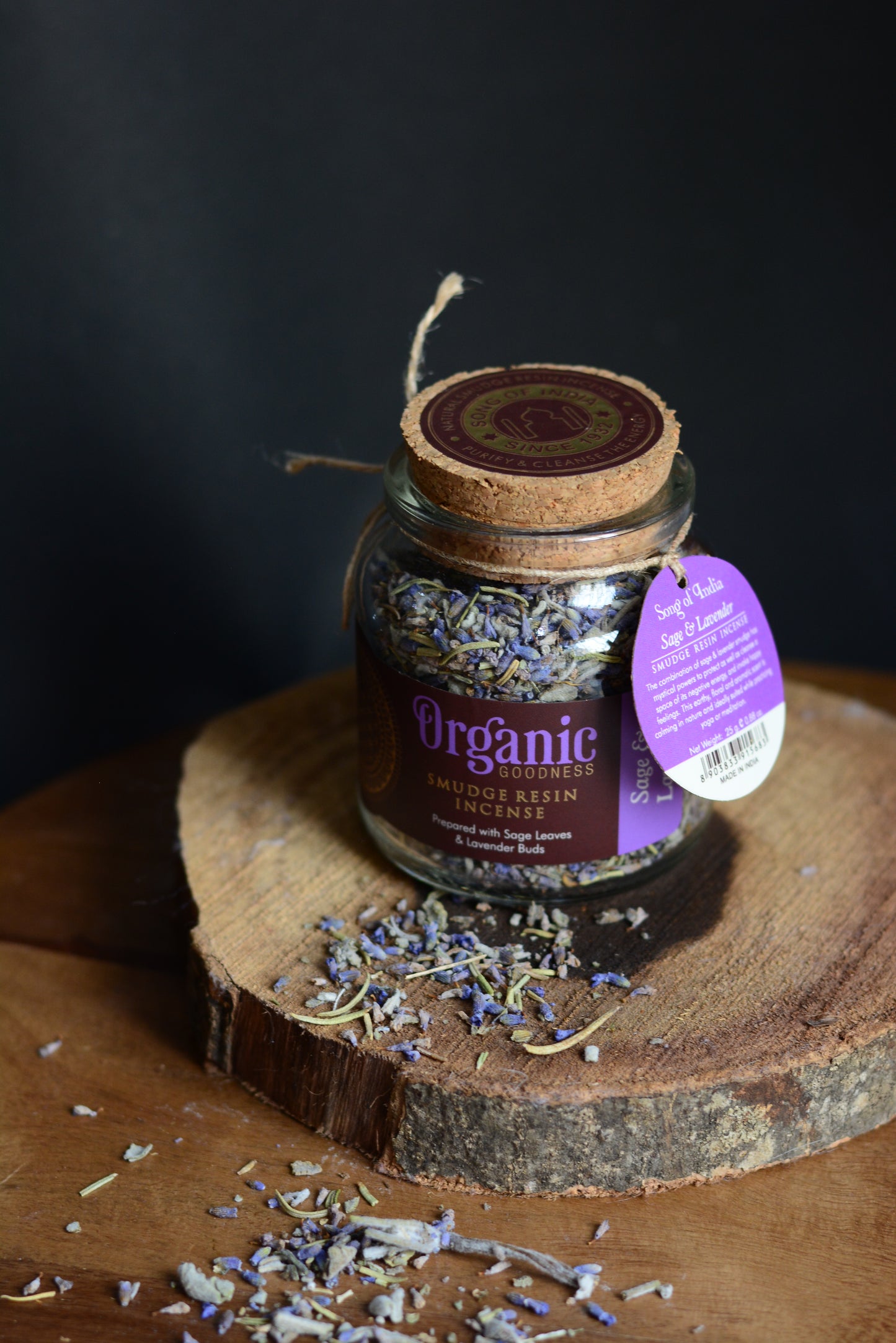 Mix de Resinas Organic Goodness (Smudge) - Frasco de Vidrio & Corcho Premium