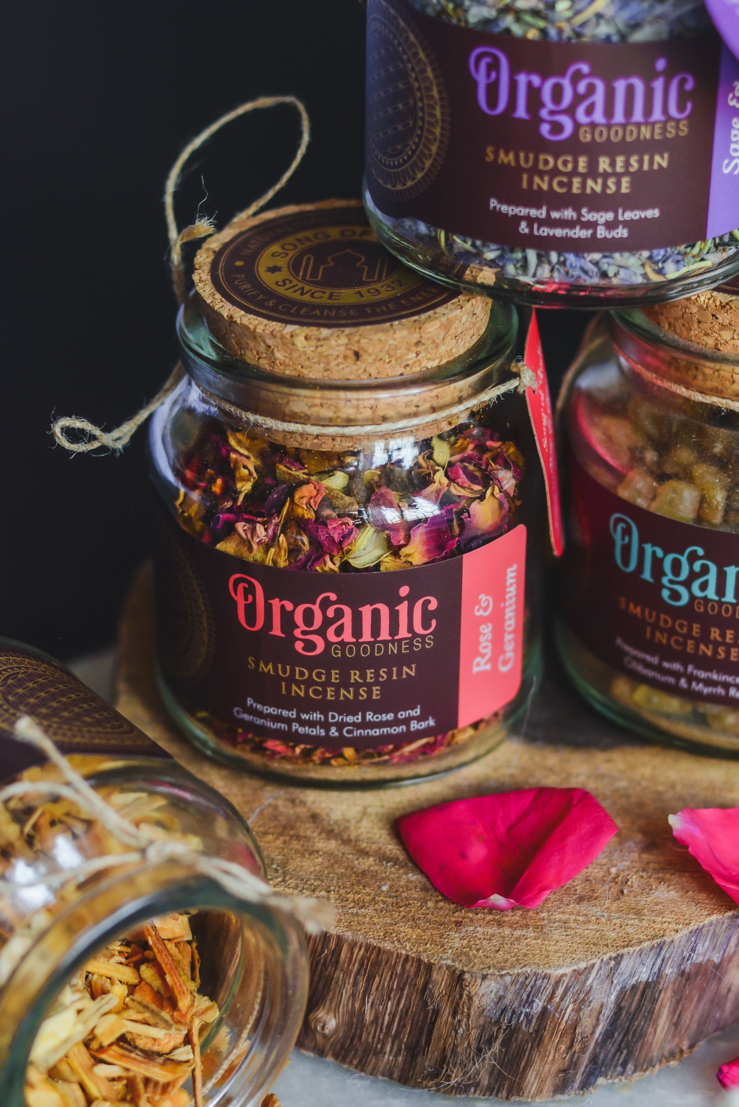 Mix de Resinas Organic Goodness (Smudge) - Frasco de Vidrio & Corcho Premium