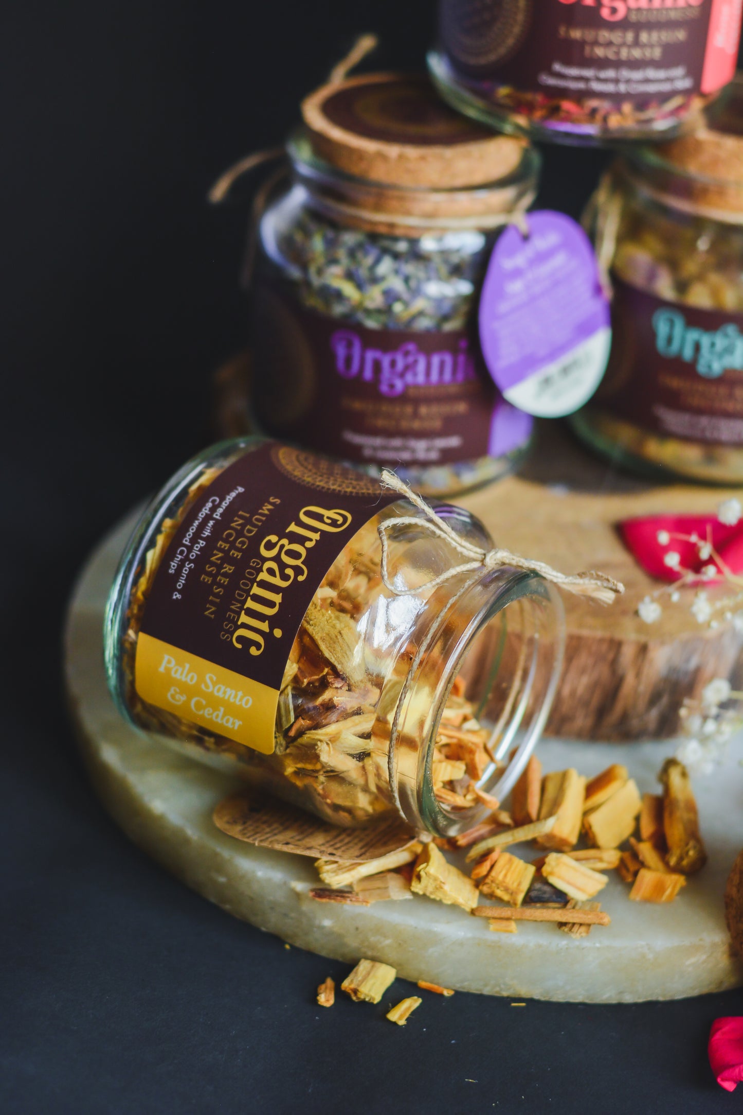 Mix de Resinas Organic Goodness (Smudge) - Frasco de Vidrio & Corcho Premium